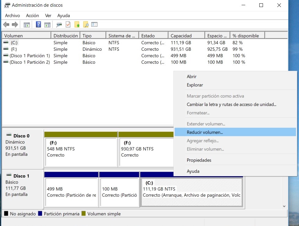 Administrador de discos